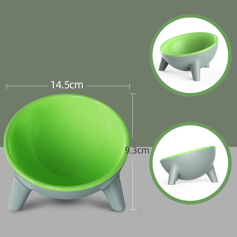 Nordic-Style Raised Pet Bowl & Stand