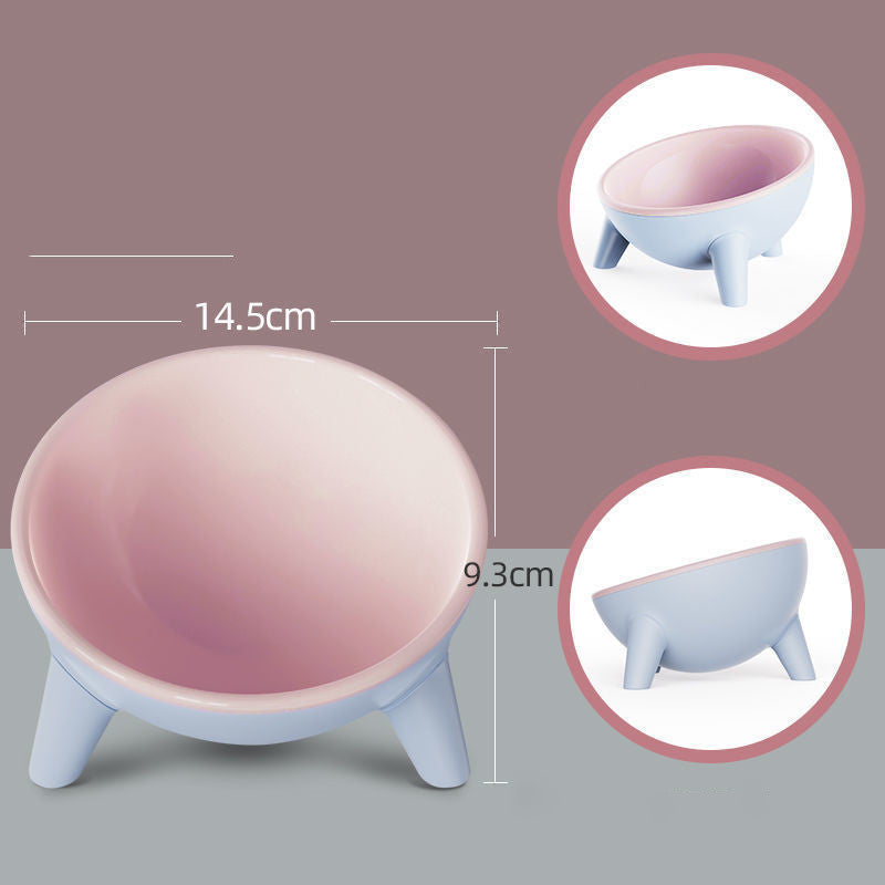 Nordic-Style Raised Pet Bowl & Stand