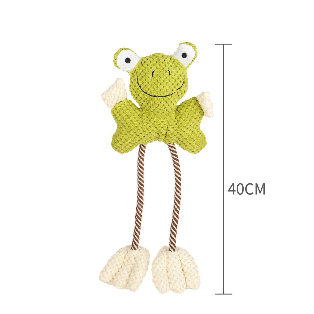 Cozy Plush Animal Chew Toys for Dogs