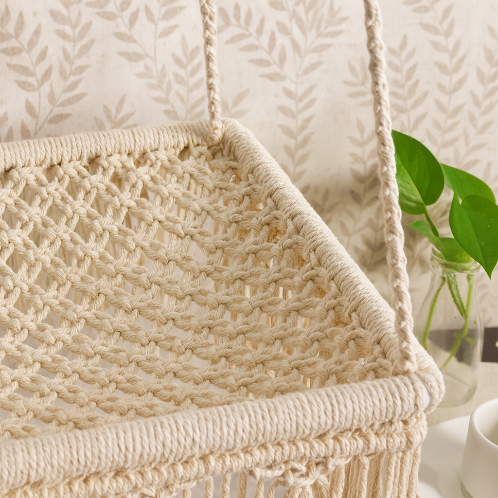 Lace Cotton Rope Swing Bed For Cats