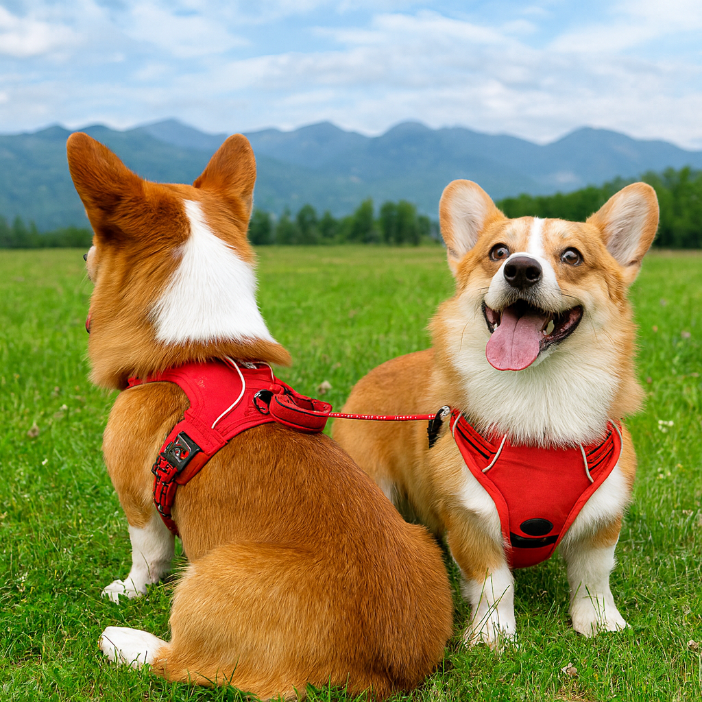 Reflective No-Pull Dog Harness – Adjustable, Safe & Comfortable for Night Walks