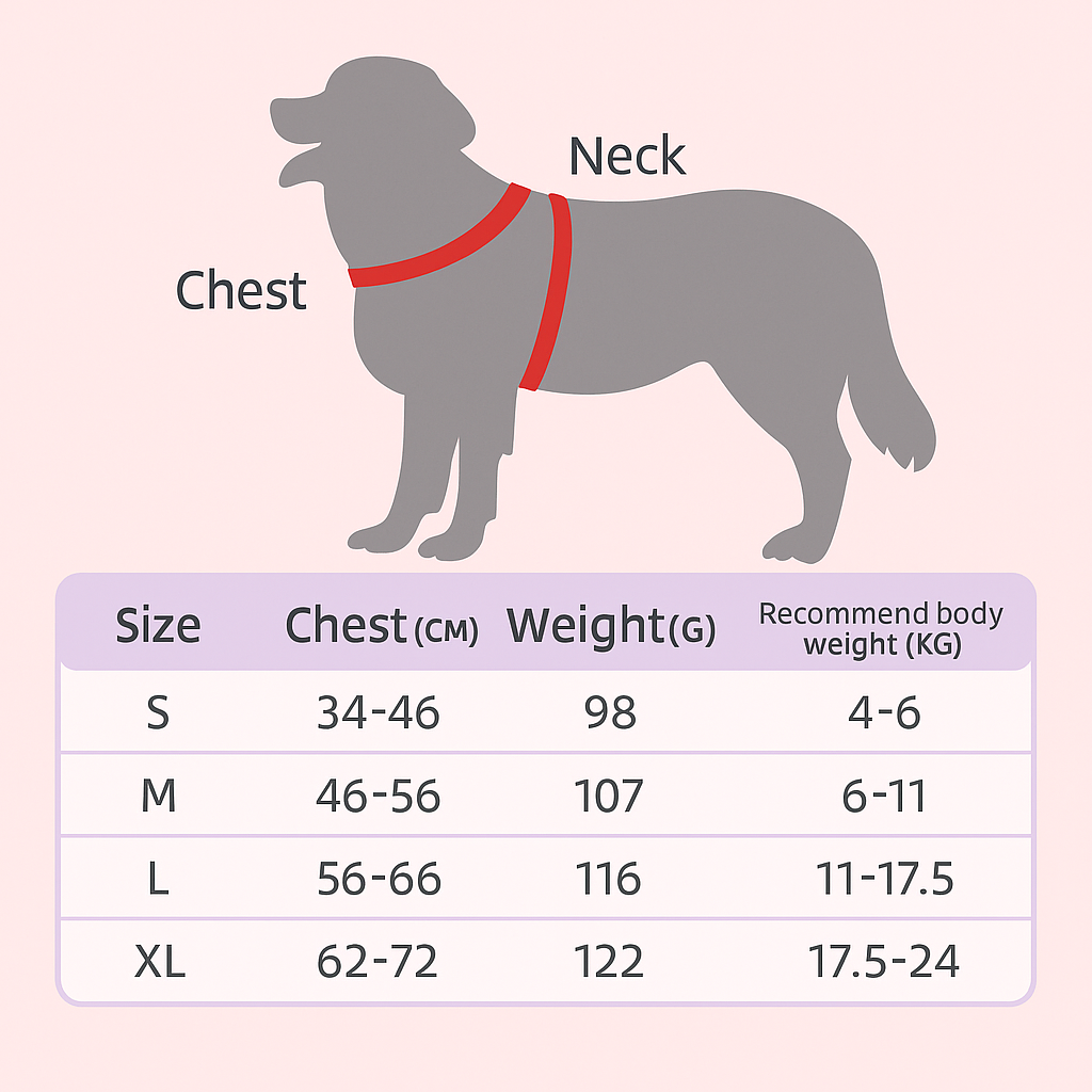 Pawsome Fit Harness – Secure, Soft & Super Cute