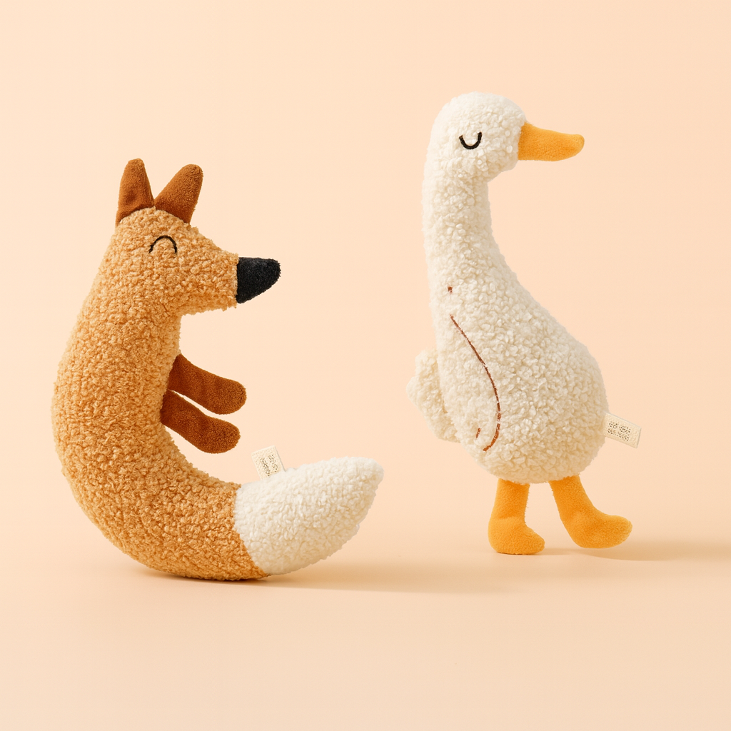 Pet-Home Cartoon Bite-Resistant Grinding Toy for Dogs & Cats