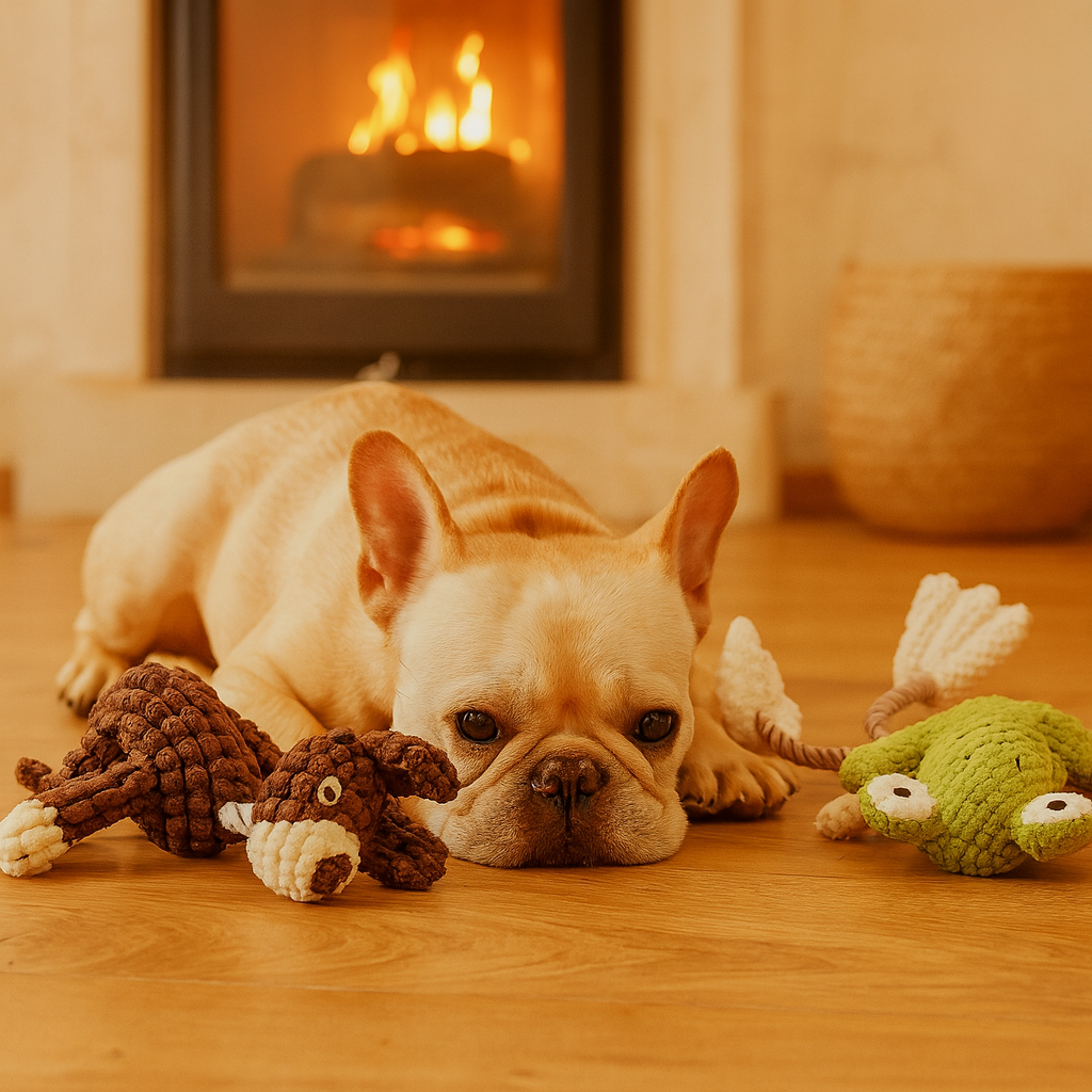 Cozy Plush Animal Chew Toys for Dogs