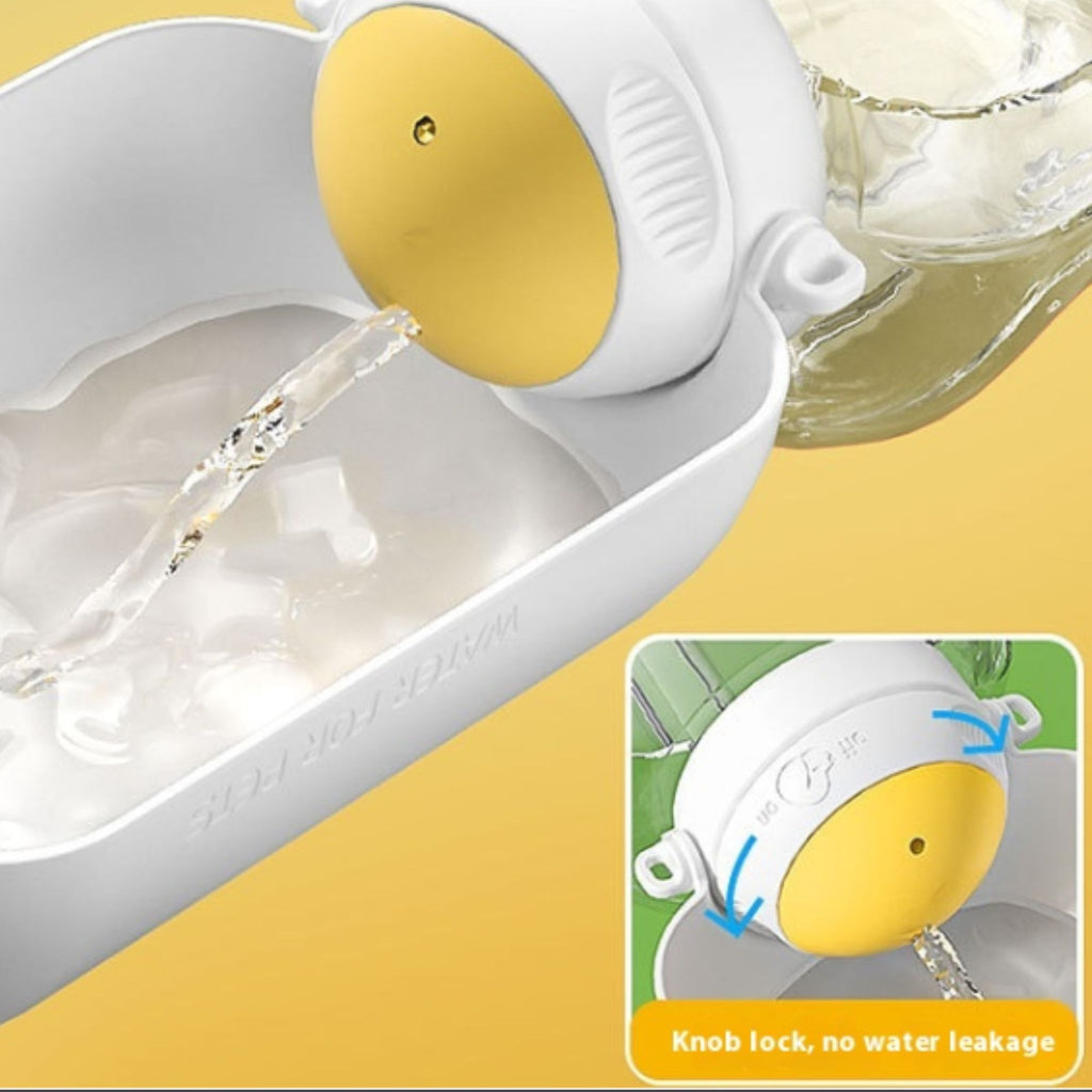 2 In 1 Dog Large Capacity Pets Out Drinking Pot Cat Water Dispenser Portable Water Cup Water And Food Integrated Bowl Pet Products