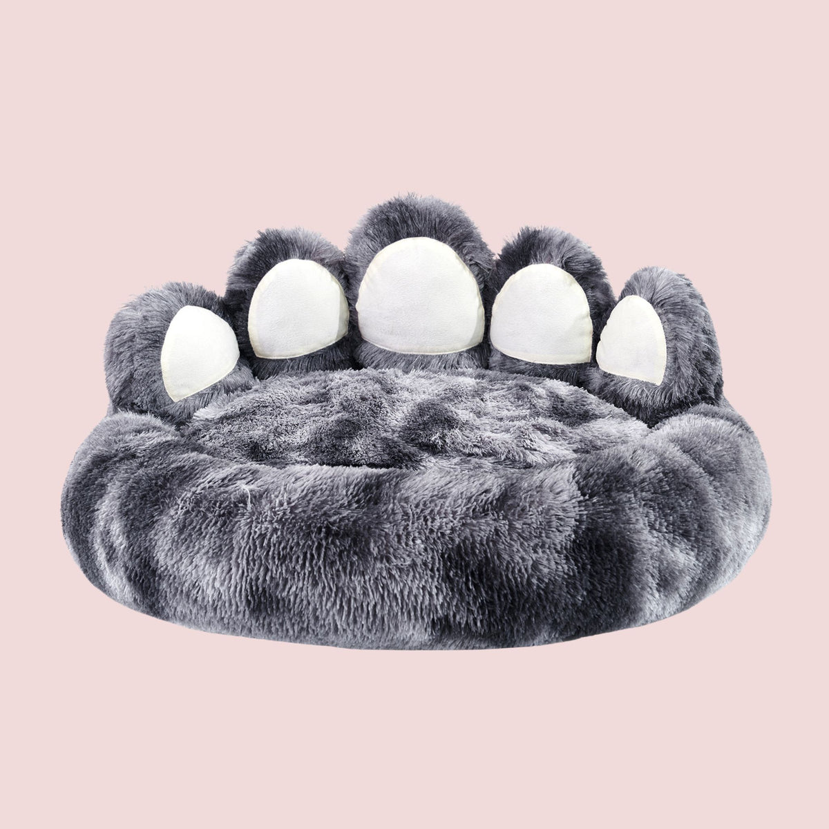 Pawfect Plush Pet Bed – Ultra-Soft Paw Pad Design for Cozy Naps