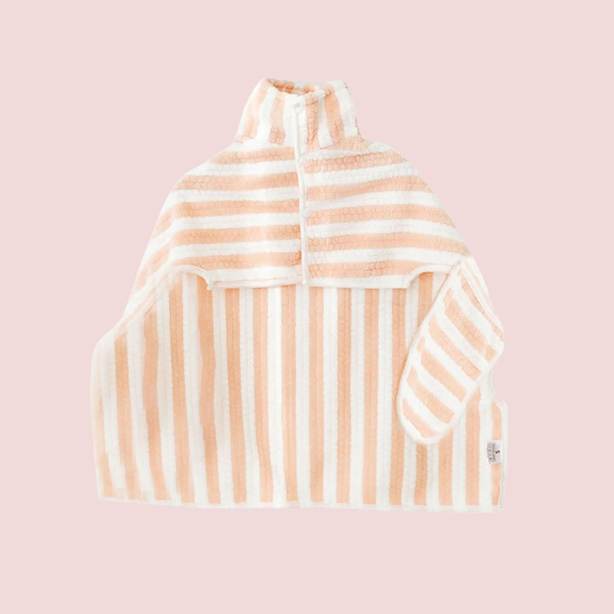 Cozy Striped Pet Bathrobe – Ultra-Soft, Quick-Dry & Perfect After Bath Time