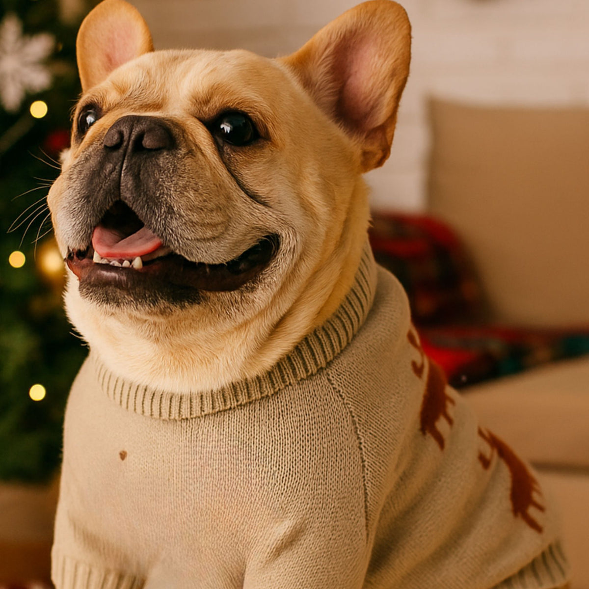 Santa Paws Christmas Sweater for Pets