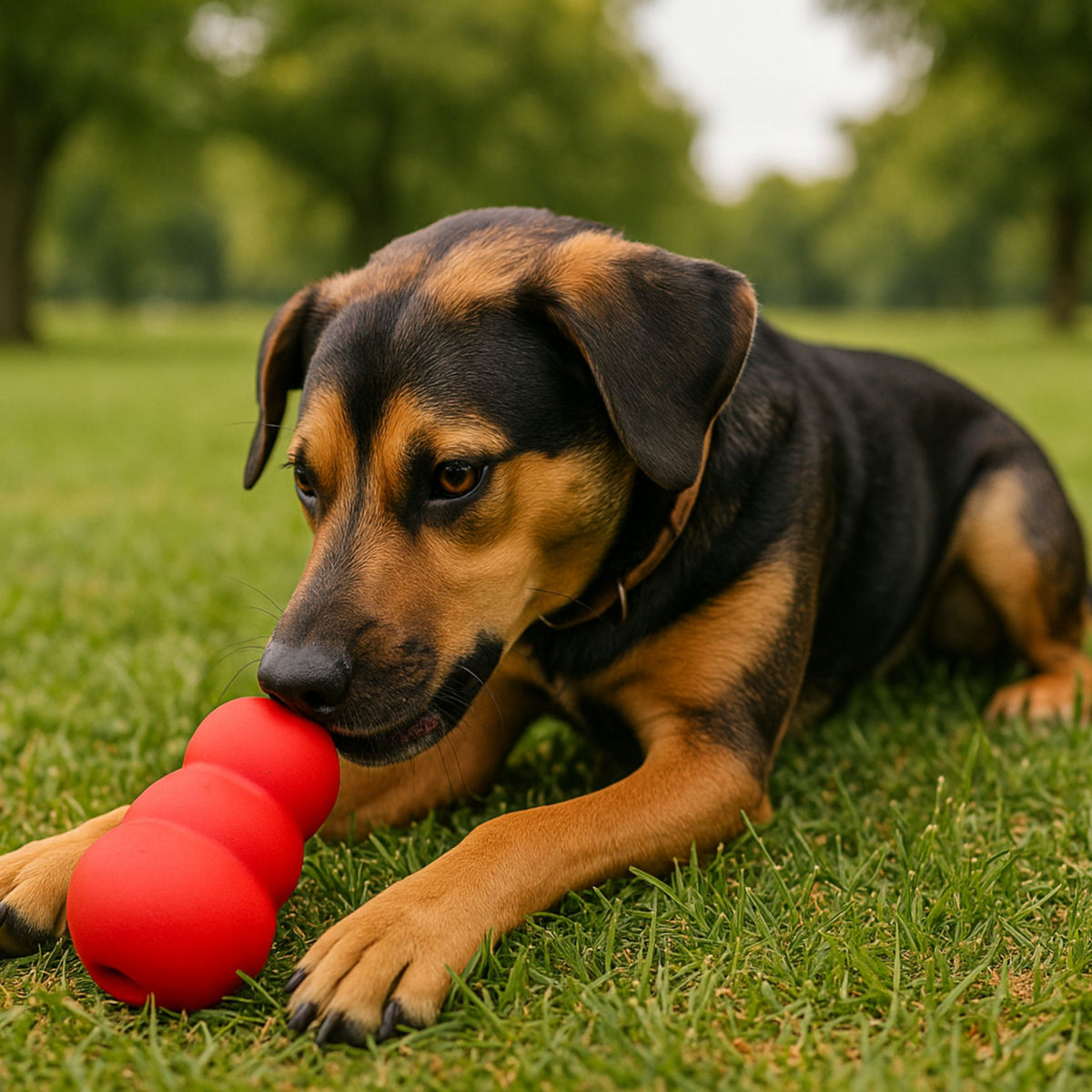 Durable Rubber Gourd Dog Toy