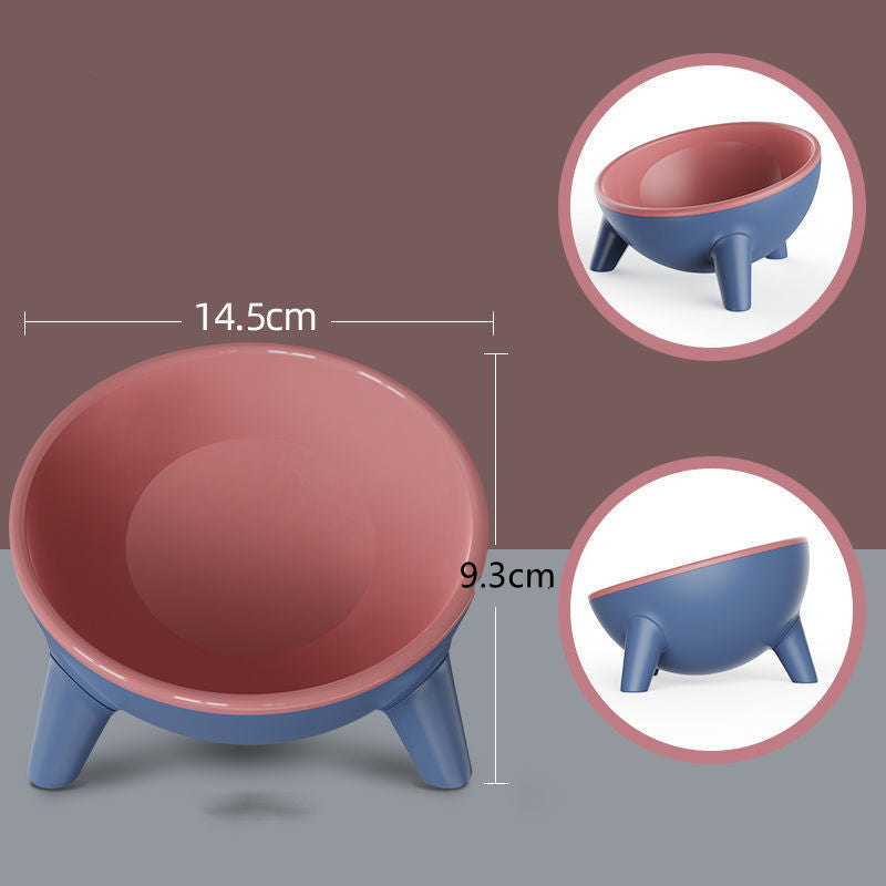 Nordic-Style Raised Pet Bowl & Stand